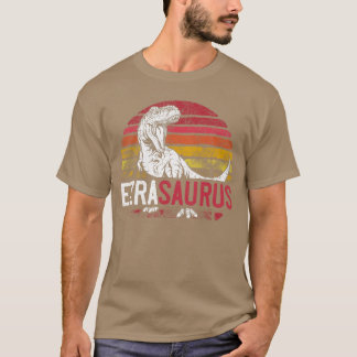 T-shirt Cadeau de Noël personnalisé Ezra Saurus Re Nom Di