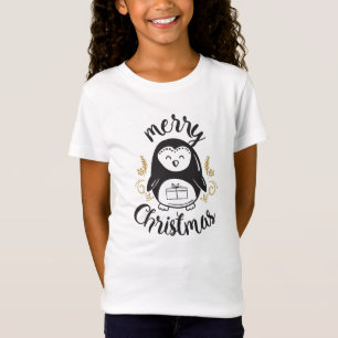 T-Shirt Cadeau de Noël pingouin drôle pour enfants