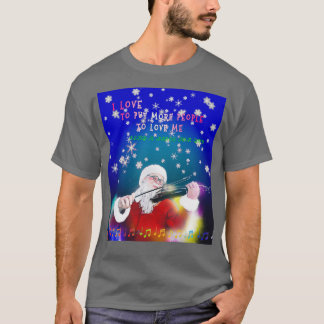 T-shirt Cadeau de NoëlJouer un morceau pour votre bleu
