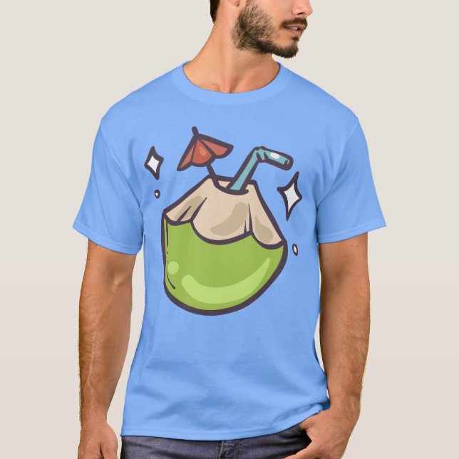 T-shirt cadeau de noix de coco citation garçon (Devant)