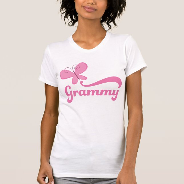 T-shirt Cadeau de papillon de Grammy (Devant)