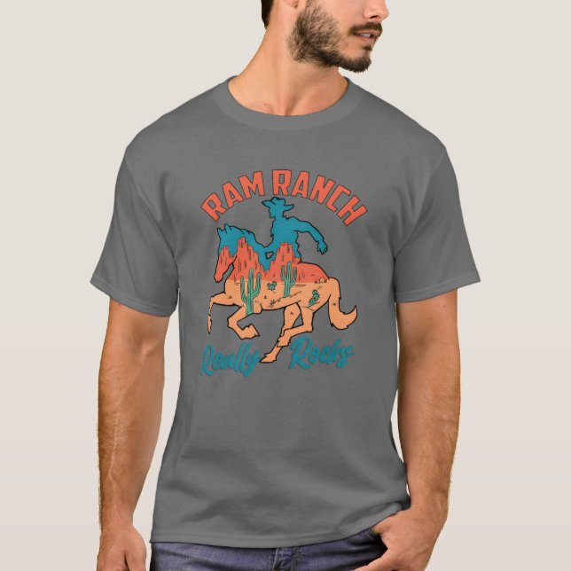 T-shirt Cadeau de paroles de Ram Ranch Really Rocks Ram Ra (Devant)