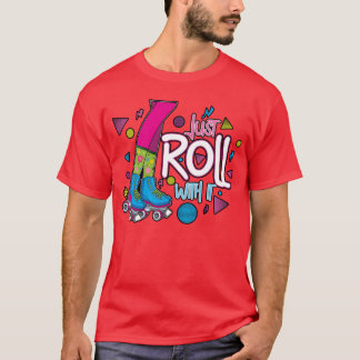 T-shirt Cadeau de patin à roulettes pour filles Patin à ro