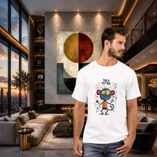 T-shirt Cadeau de personnage d'alien de technologie drôle 