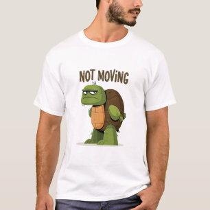 T-shirt Cadeau de personnage de tortue grincheuse drôle qu