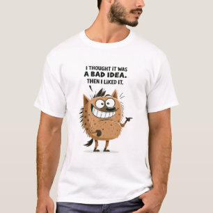 T-shirt Cadeau de personnage d'hyène chaotique drôle