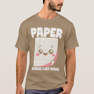 T-shirt Cadeau de personnage en papier souvenir Pierre Feu