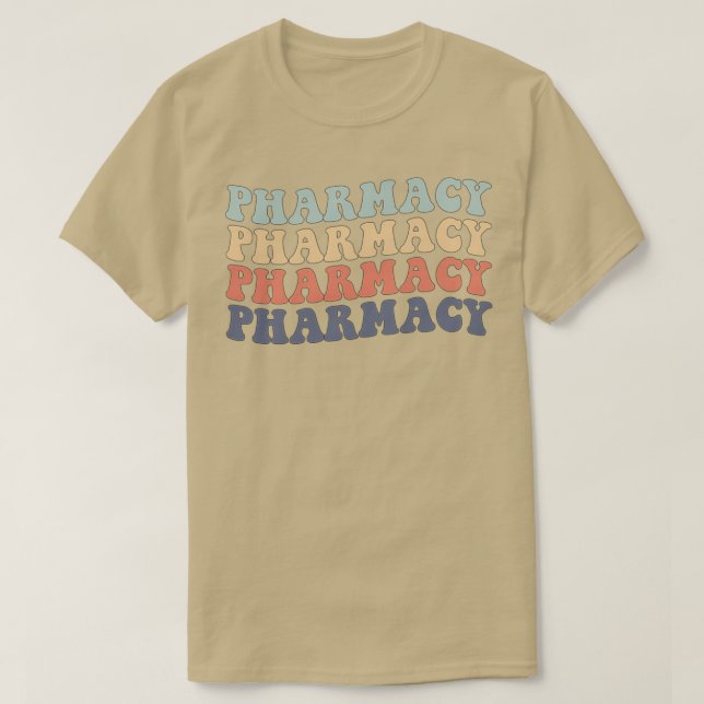 T-shirt cadeau de pharmacie rétro (Design devant)