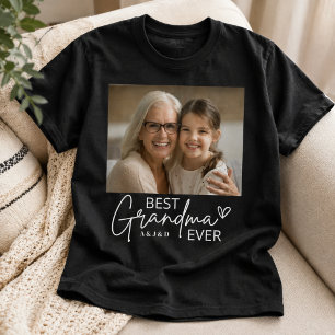 T-shirt Cadeau de photo de maman grand-mère