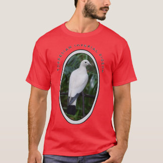 T-shirt Cadeau de Pigeon Pigeon Impérial Torresian Blanc
