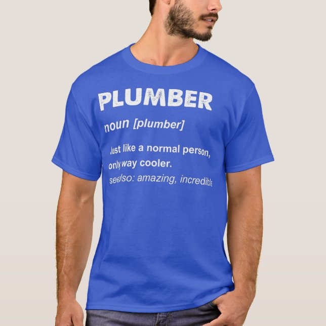 T-shirt Cadeau de plomberie (Devant)