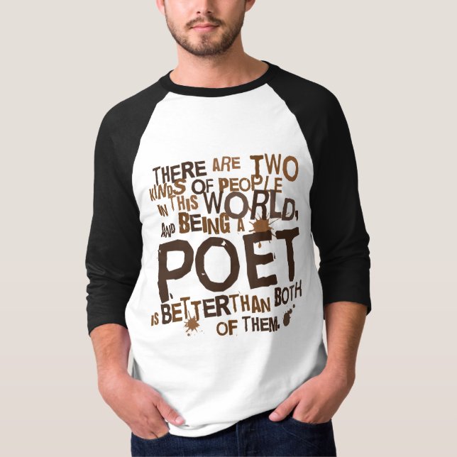 T-shirt Cadeau de poète (Devant)