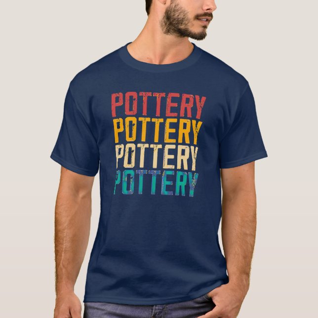 T-shirt Cadeau de poterie, Amant de poterie, Cadeau de jar (Devant)