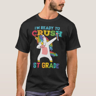 T-shirt Cadeau de première année d'école pour élève licorn