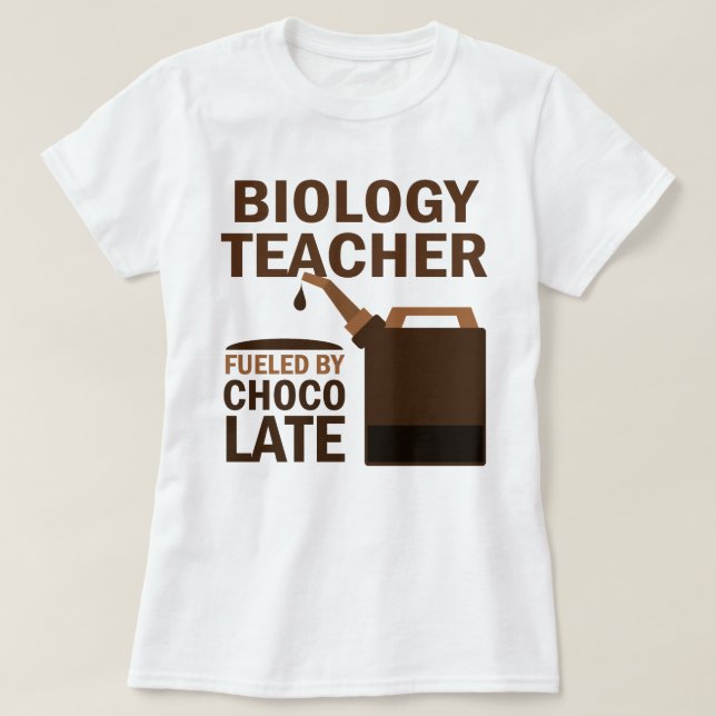 T-shirt Cadeau de professeur de biologie (drôle) (Design devant)