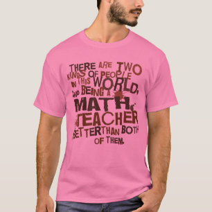 T-shirt Cadeau de professeur de maths