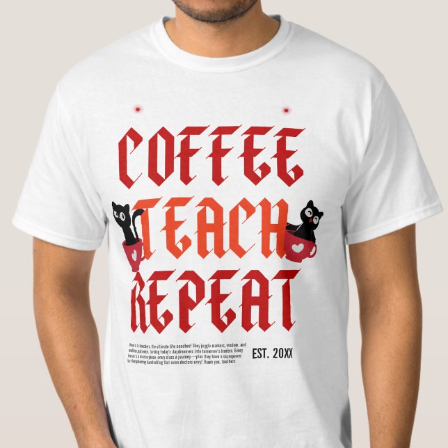 T-shirt Cadeau de professeur de sciences Citation d'enseig (Créateur téléchargé)