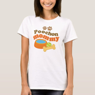 T-shirt Cadeau de race de chien de maman de Poochon