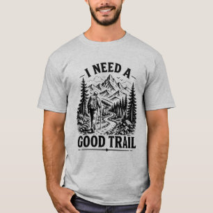 T-shirt Cadeau de randonnée montagne aventure, Randonnée s