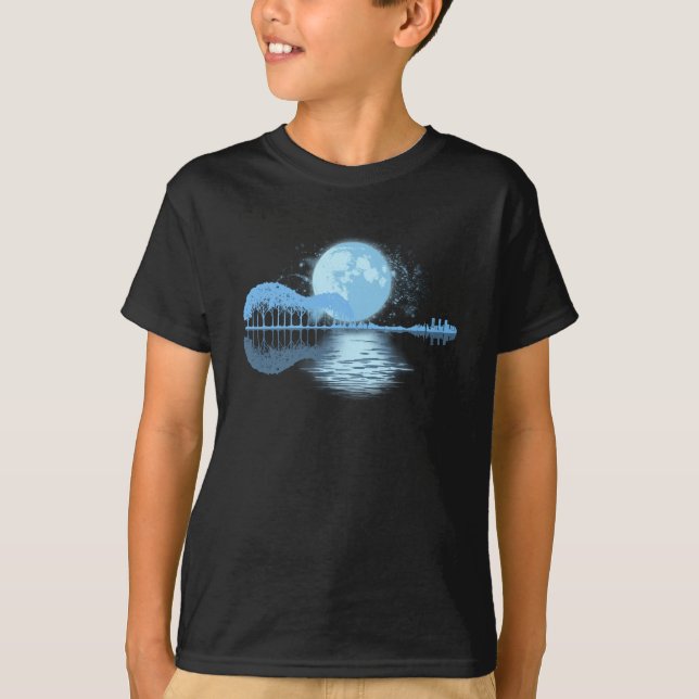 T-shirt Cadeau de réflexion de guitare (Devant)
