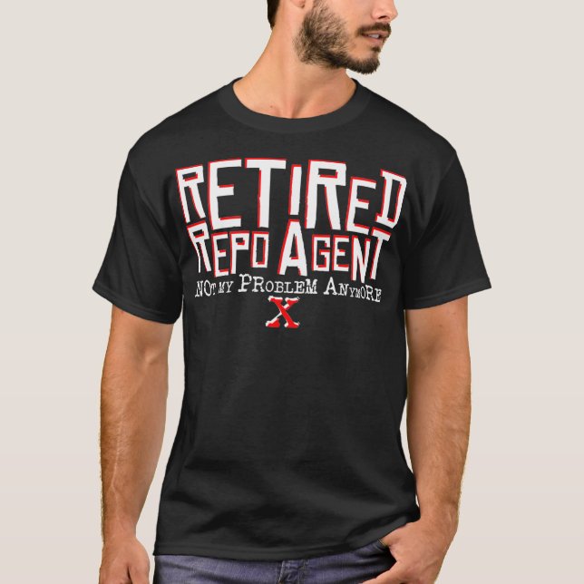 T-shirt Cadeau de retraite de l'agent de pension à la retr (Devant)