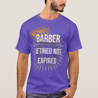 T-shirt Cadeau de retraite pour barbier retraité pour homm