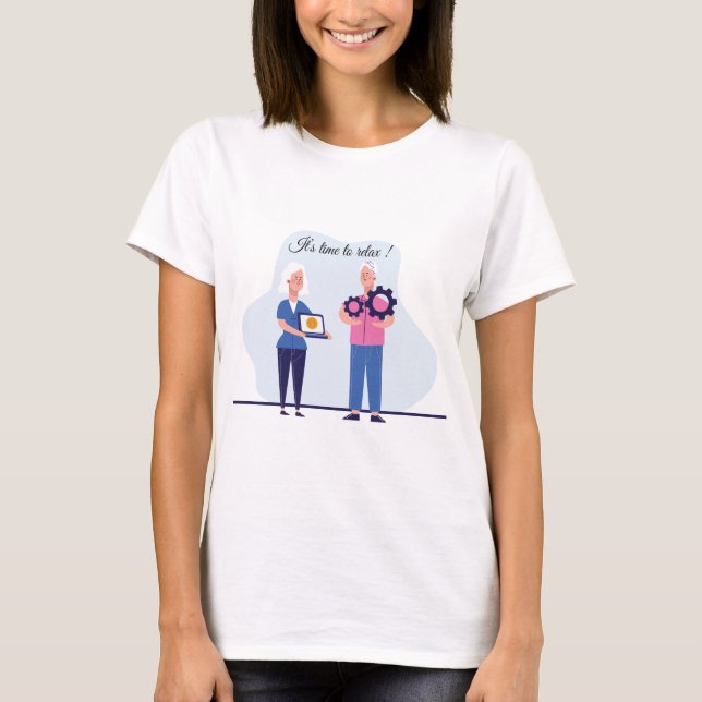 T-shirt Cadeau de retraite pour collègue (Devant)