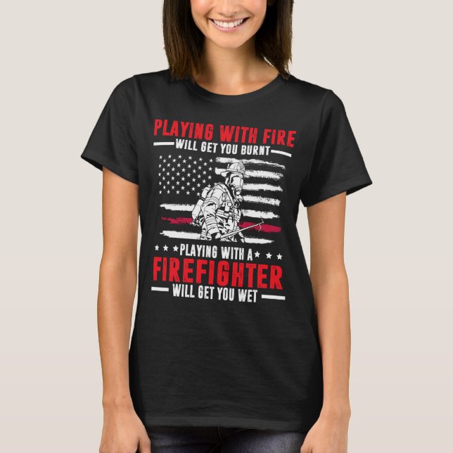 T-shirt Cadeau de sapeur-pompier pour hommes Drôle de sape (Devant)