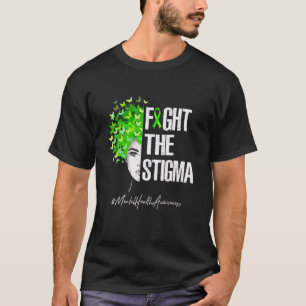 T-shirt Cadeau de sensibilisation à la santé mentale Lutte