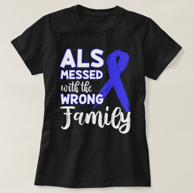 T-shirt Cadeau de sensibilisation aux maladies neuronales  (Design devant)