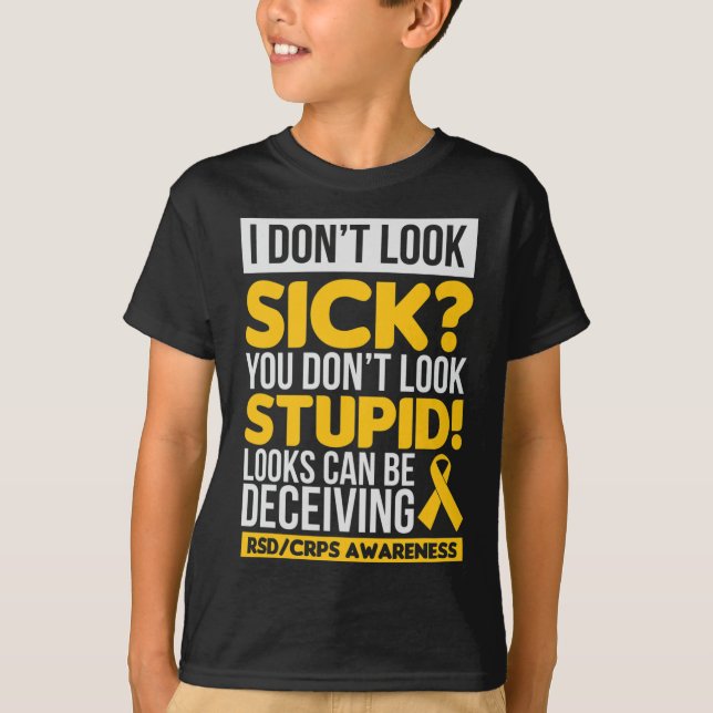 T-shirt Cadeau De Sensibilisation Rsd Crps (Devant)