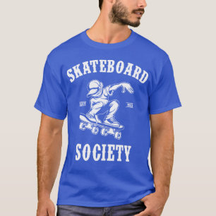T-shirt Cadeau de société de skateboard sport de skate fil