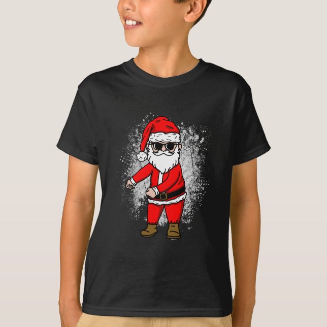 T-shirt Cadeau de soie de Père Noël (Devant)