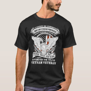 T-shirt cadeau de soldat vétéran vietnam