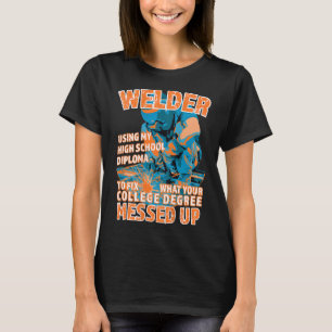 T-shirt Cadeau De Soudage Graduation Pour Les Soudeurs Com