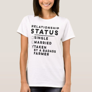 T-shirt Cadeau de statut de rapport d'agriculteur