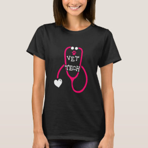 T-shirt Cadeau de technicien vétérinaire vétérinaire patte