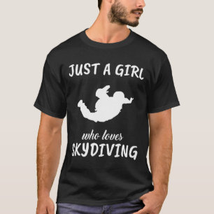 T-shirt Cadeau de tenue de sport de parachutisme pour fill