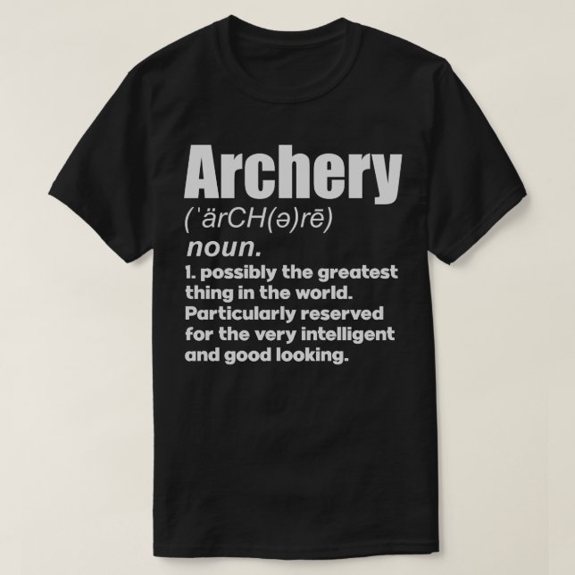 T-shirt Cadeau de tir à l'arc pour fille (Design devant)