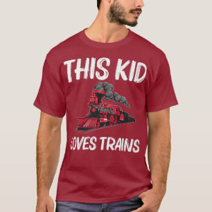 T-shirt Cadeau de train cool pour les enfants garçons chem