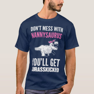 T-shirt Cadeau de travailleur de garde d'enfants Nannysaur