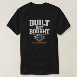 T-shirt Cadeau de Travailleur Fierté Bleue Col Bleu Fabriq