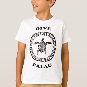 T-shirt Cadeau de vacances Tortue Tril Palau vintage plong