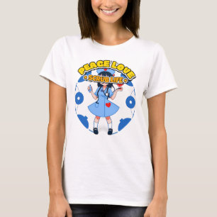 T-shirt Cadeau de vie de nettoyage d'amour de paix Mignon
