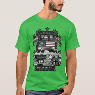 T-shirt Cadeau de voiture de muscle américaine classique