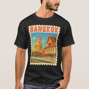 T-shirt Cadeau de voyage Ngkok Thaïlande Bouddha Thaïlande