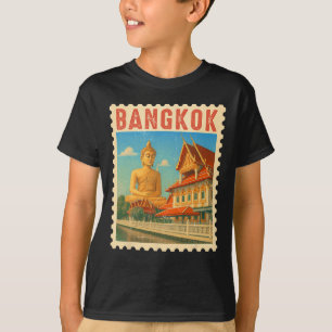 T-shirt Cadeau de voyage Ngkok Thaïlande Bouddha Thaïlande