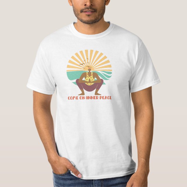 T-shirt Cadeau de yoga de méditation  (Devant)