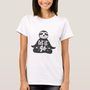 T-shirt Cadeau de yoga de paresseux Lâcher prise