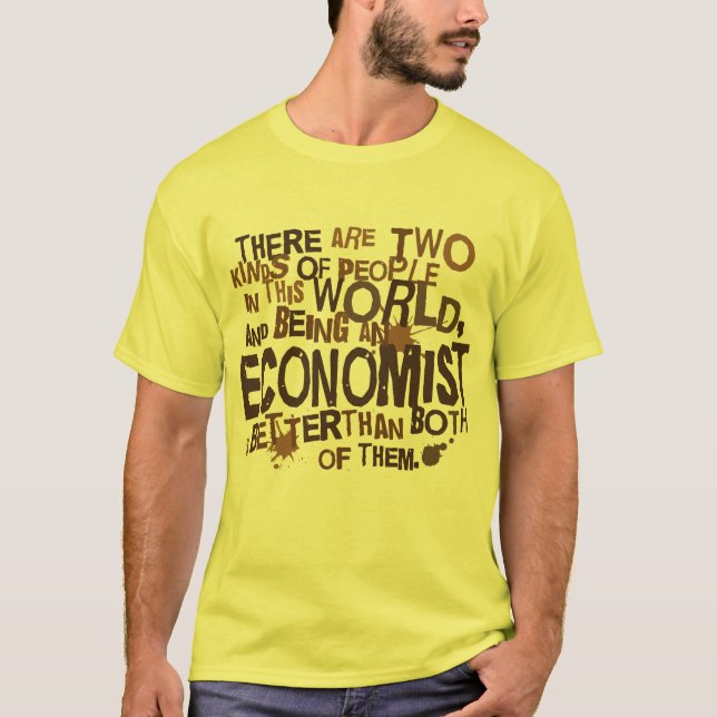 T-shirt Cadeau d'économiste (Devant)